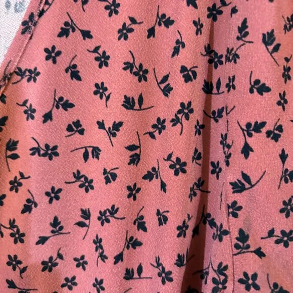 Kaileigh Pink Floral Tiered Dress XL - Picture 9 of 11